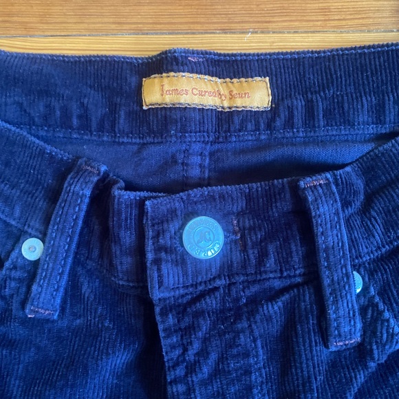 90’s Blue corduroy low waisted flare pants - Picture 2 of 4
